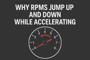 rpms jumping up and down while accelerating