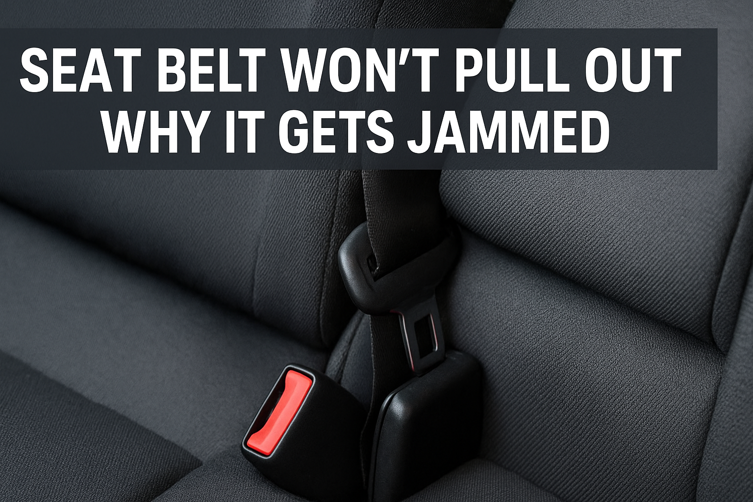 Read more about the article Seat Belt Won’t Pull Out: Means, Causes & Fixes