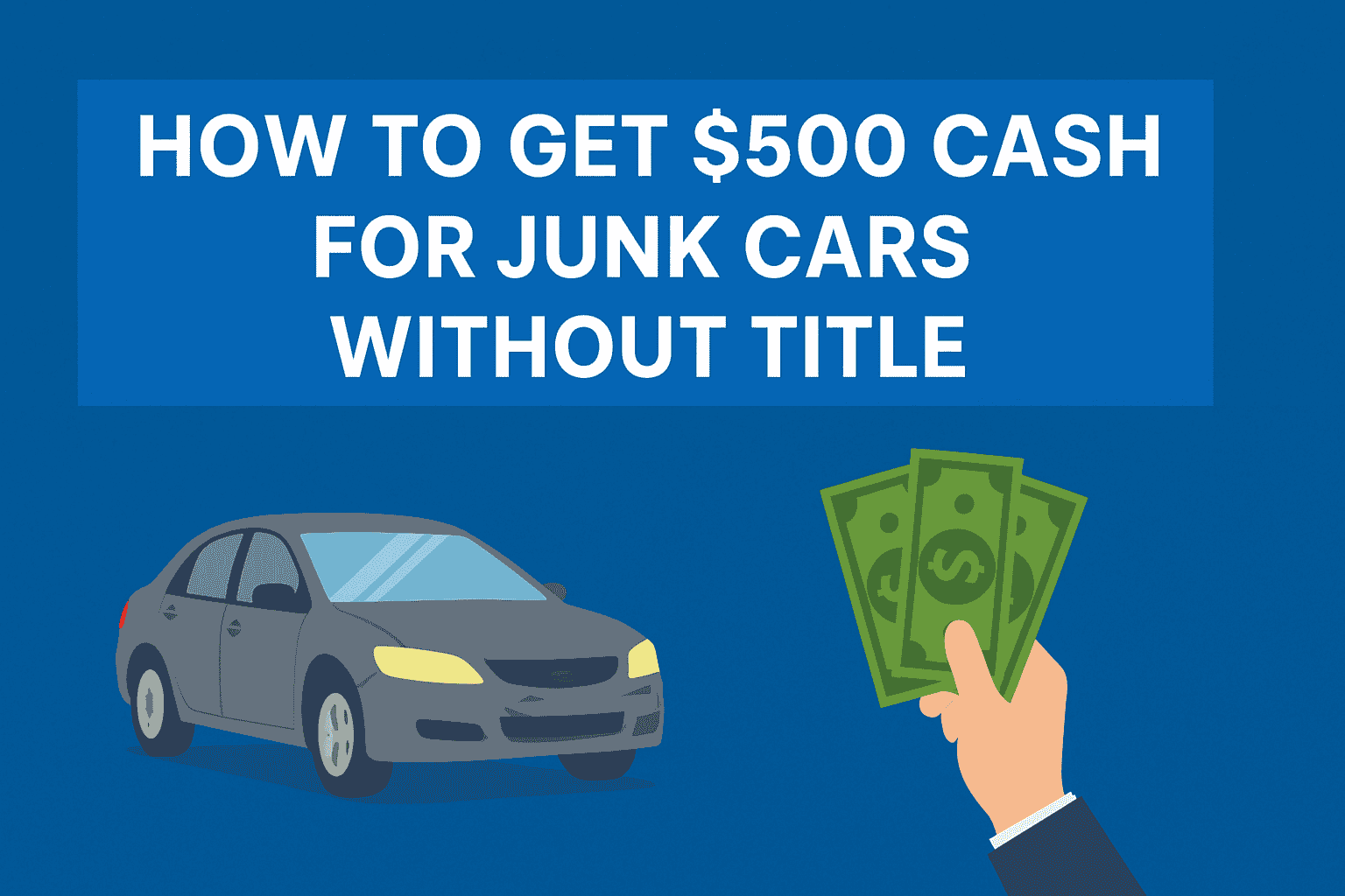Read more about the article $500 Cash for Junk Cars Without Title – Everything You Should Know Before You Sell