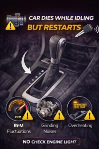 Car Dies While Idling But Restarts With No Check Engine Light