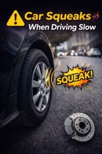 car squeaks when driving slow