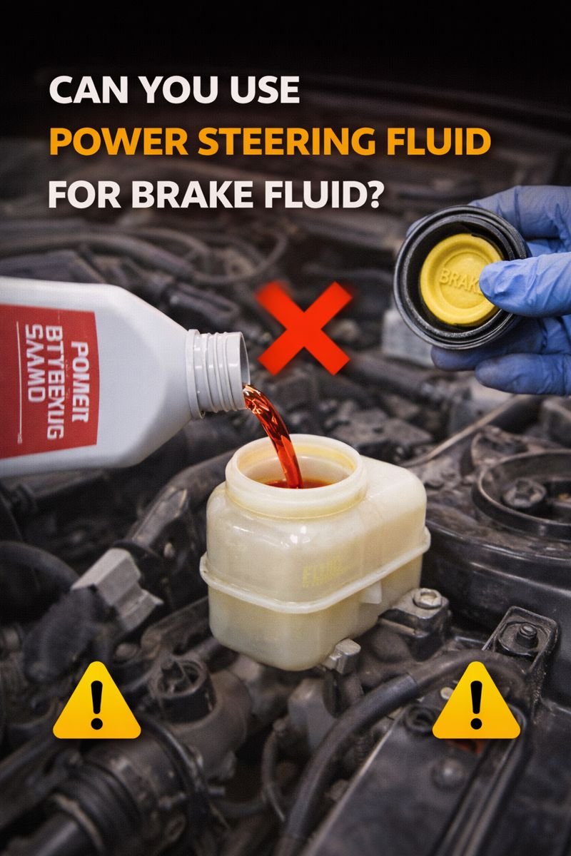 Read more about the article Can You Use Power Steering Fluid For Brake Fluid