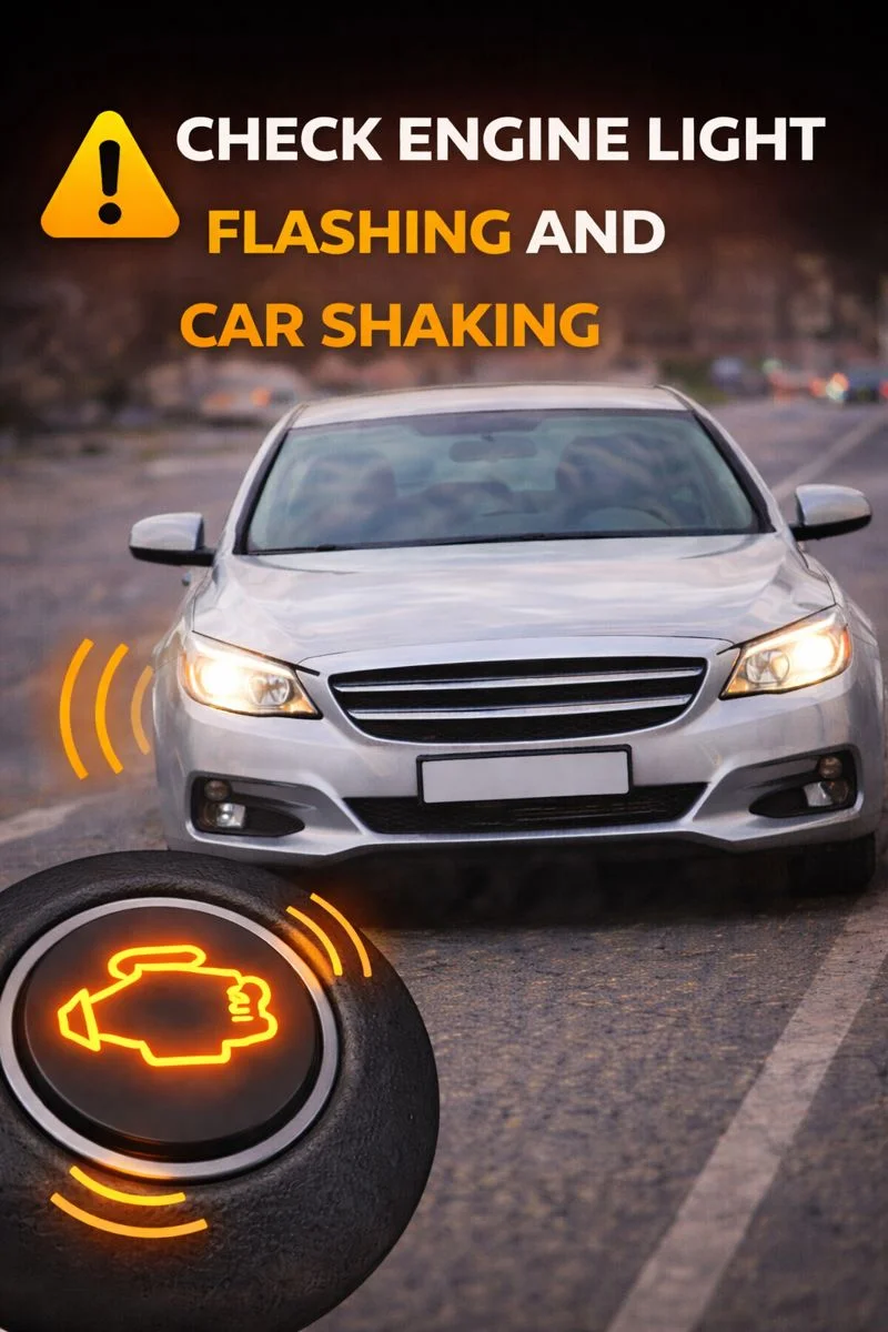 Read more about the article Check Engine Light Flashing And Car Shaking: What It Really Means