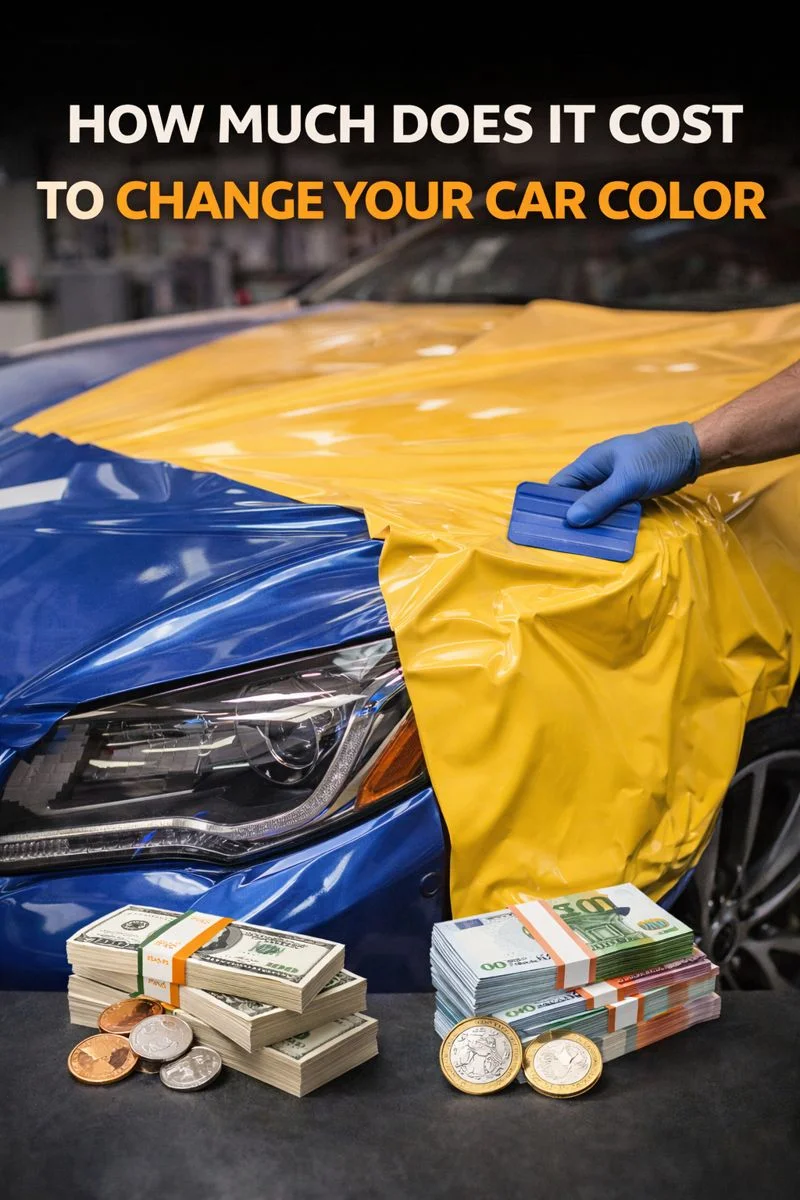 Read more about the article How Much Does It Cost To Change Your Car Color