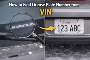 How To Find A License Plate Number From A VIN