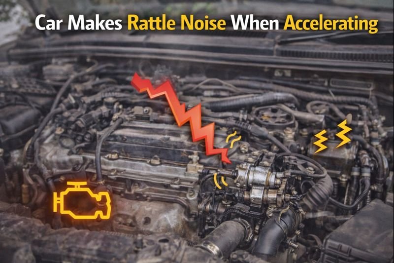 car makes rattle noise when accelerating