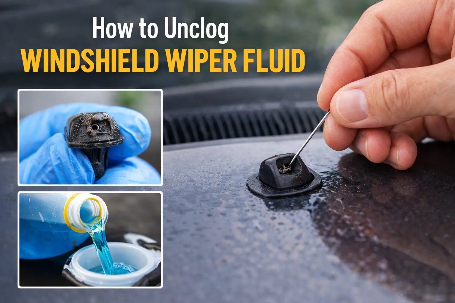 Read more about the article How to Unclog Windshield Wiper Fluid : Deep-Dive Step-by-Step Guide
